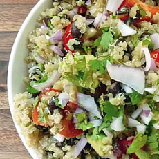 Black Bean and Quinoa Salad with Cumin Dressing Photo