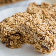 Five Minute No Bake Sunflower Oat Bars Photo