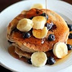 Oatmeal Cottage Cheese Banana Pancakes Photo