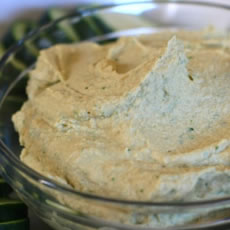 Raw Beanless Zucchini Hummus Photo