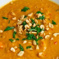 Sweet Potato Peanut Soup Photo